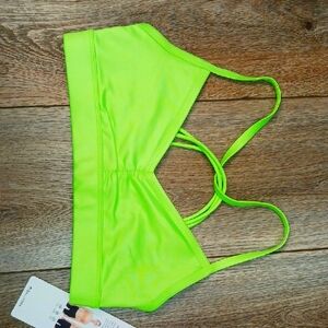 Neon Green Women's Swim Top